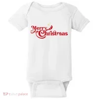 Merry Christmas Baby Bodysuit thumb 0