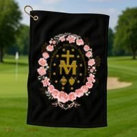 Marian Catholic Golf Towel thumb 1