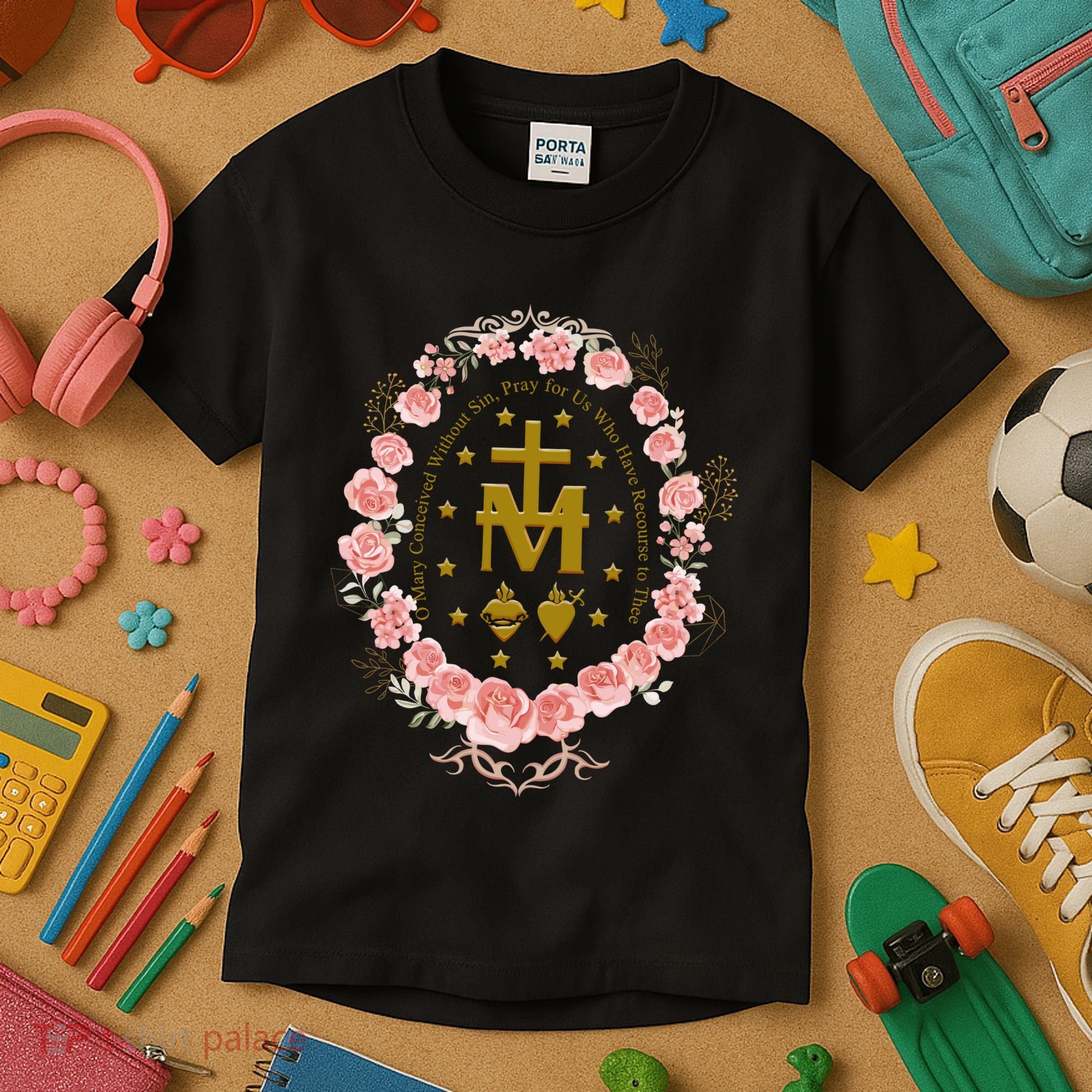 Marian Catholic Kids T-Shirt