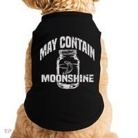 May Contain Moonshine Funny Gift Doggie Tank thumb 0