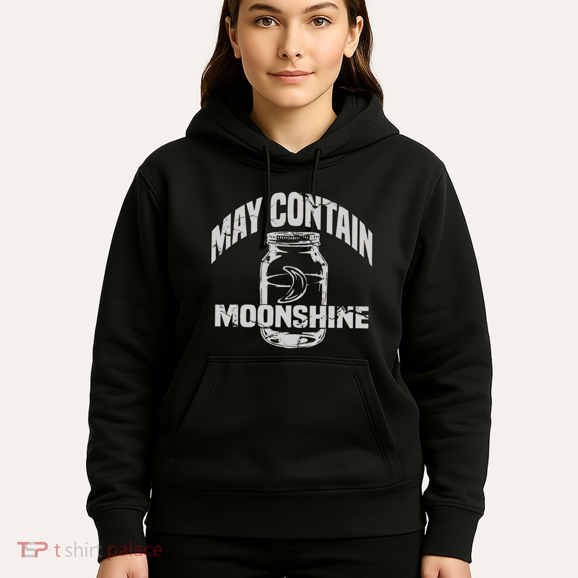 May Contain Moonshine Funny Gift Hoodie