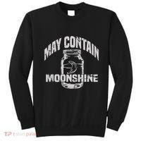 May Contain Moonshine Funny Gift Sweatshirt thumb 0