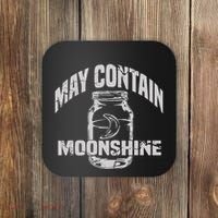 May Contain Moonshine Funny Gift Coaster thumb 0