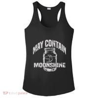 May Contain Moonshine Funny Gift Ladies PosiCharge Competitor Racerback Tank thumb 0