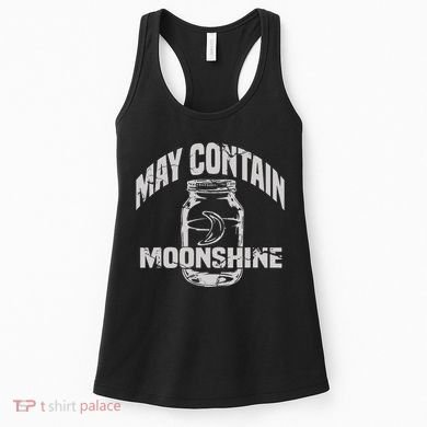 May Contain Moonshine Funny Gift Women's Tank Top