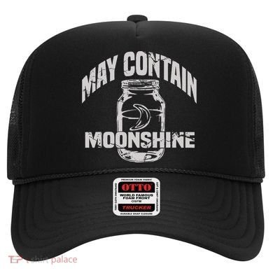 May Contain Moonshine Funny Gift Hat