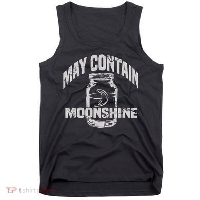 May Contain Moonshine Funny Gift Tank Top