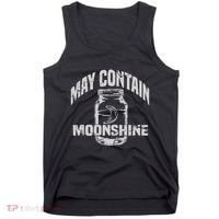 May Contain Moonshine Funny Gift Tank Top thumb 0