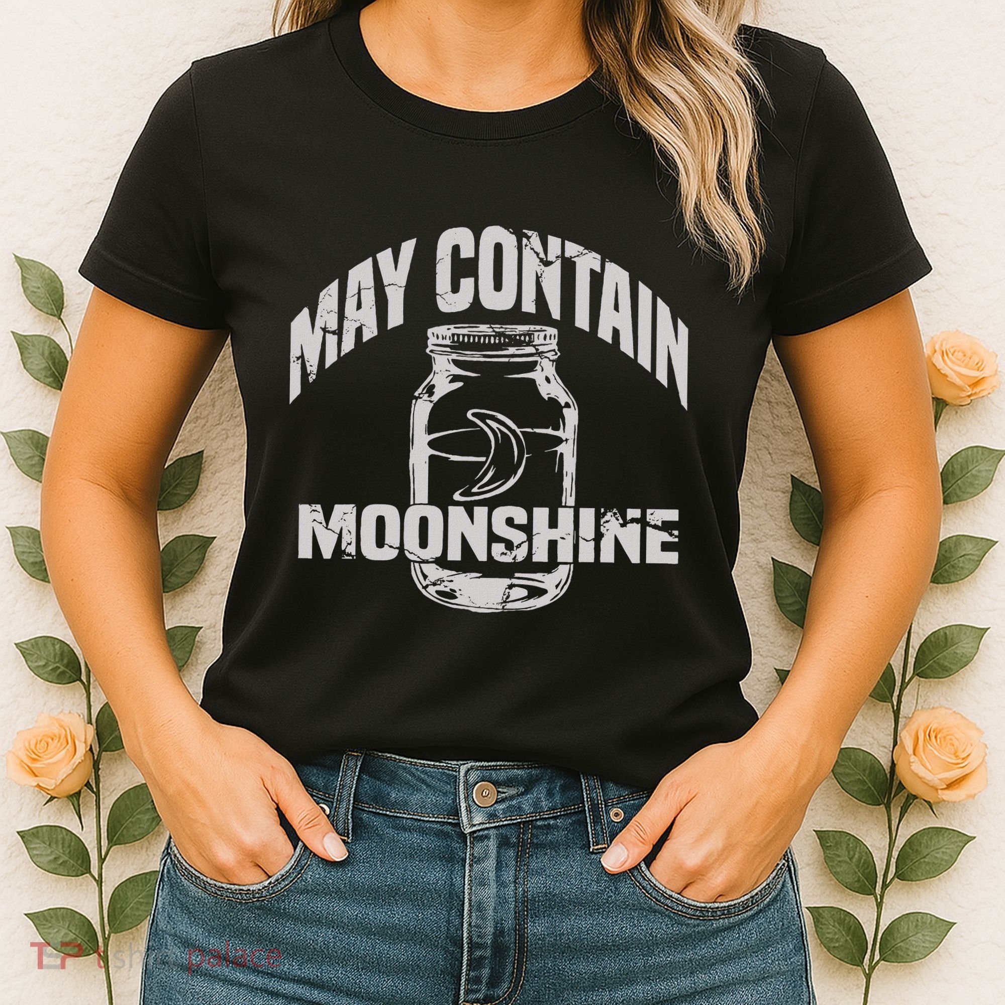 May Contain Moonshine Funny Gift Women's T-Shirt
