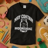 May Contain Moonshine Funny Gift Kids T-Shirt thumb 3