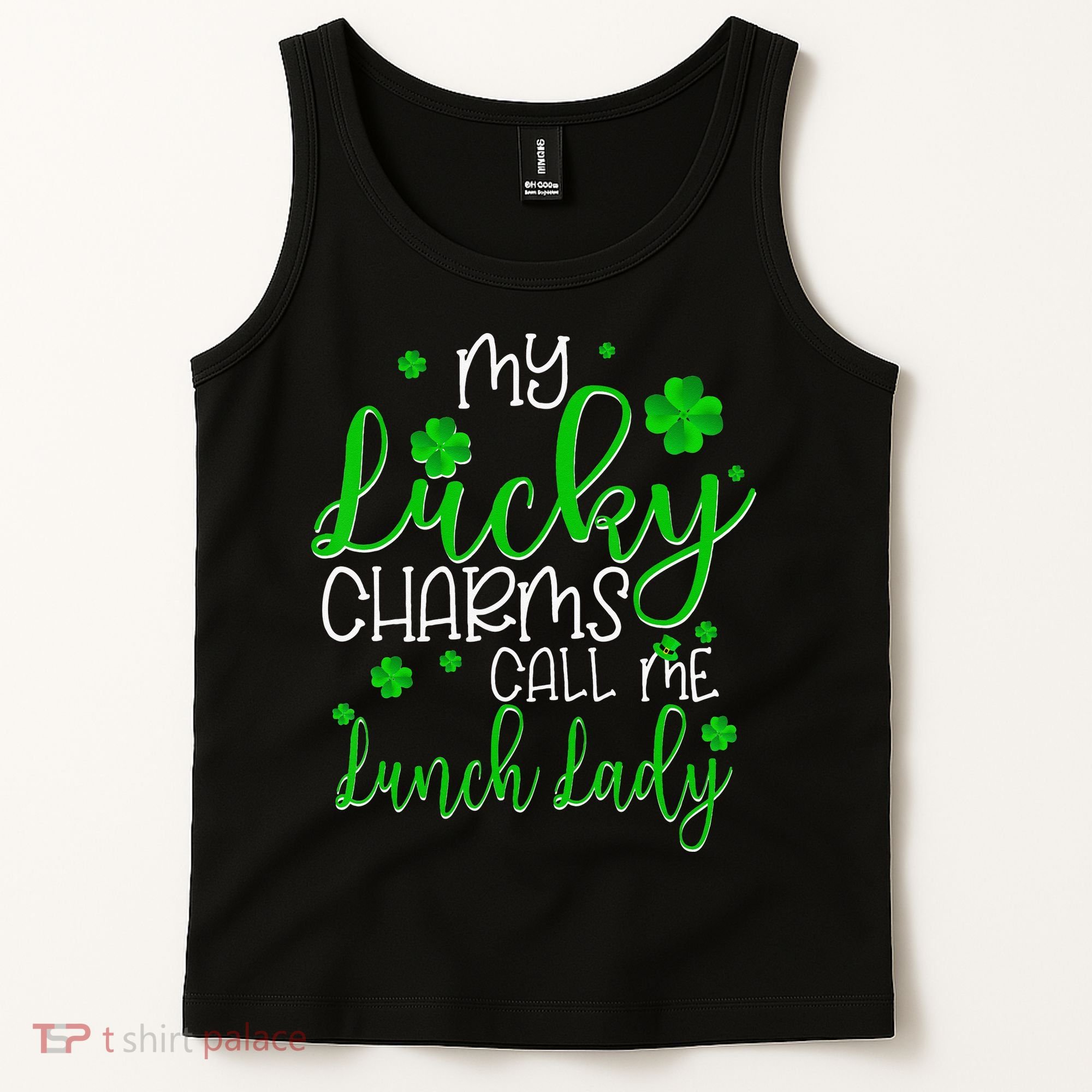 My Call Me Lunch Lady St Patrick's Day Tank Top