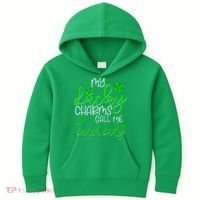 My Call Me Lunch Lady St Patrick's Day Kids Hoodie thumb 0