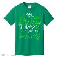 My Call Me Lunch Lady St Patrick's Day Kids T-Shirt thumb 0