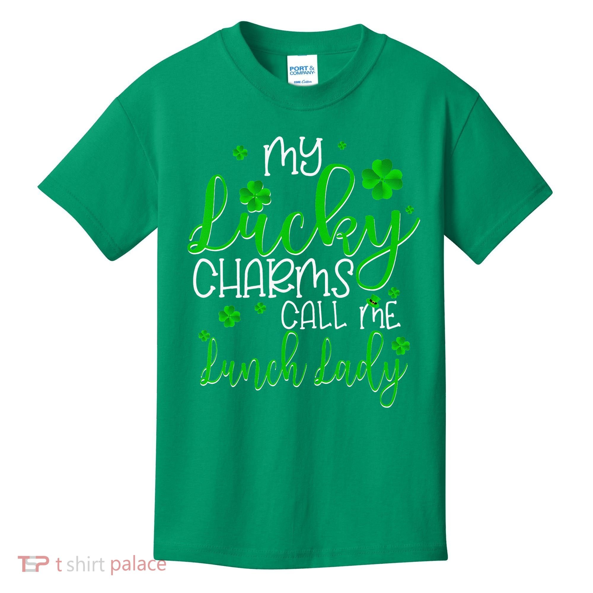 My Call Me Lunch Lady St Patrick's Day Kids T-Shirt