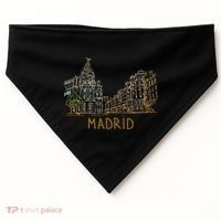 Madrid City USA-Made Doggie Bandana thumb 0