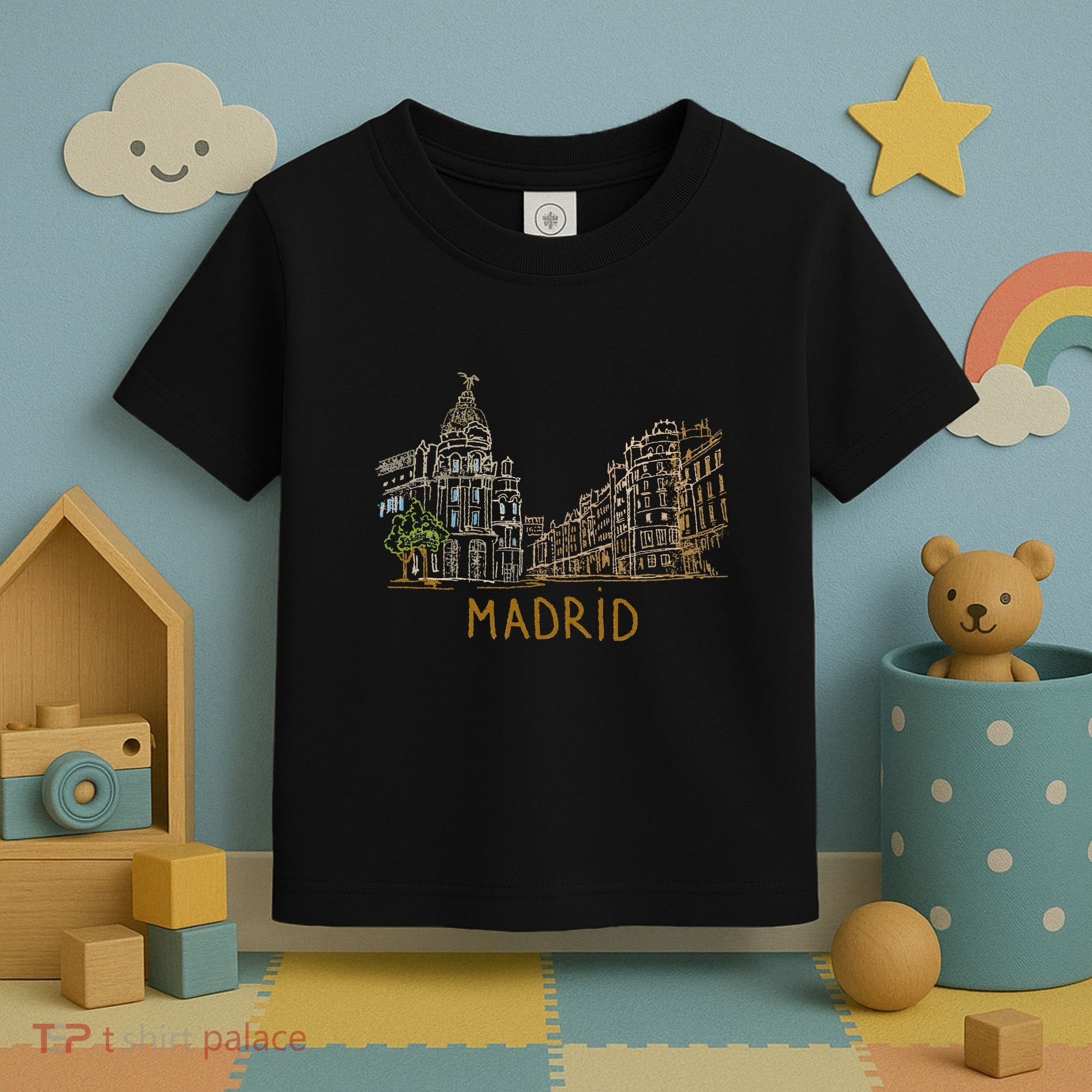 Madrid City Toddler T-Shirt