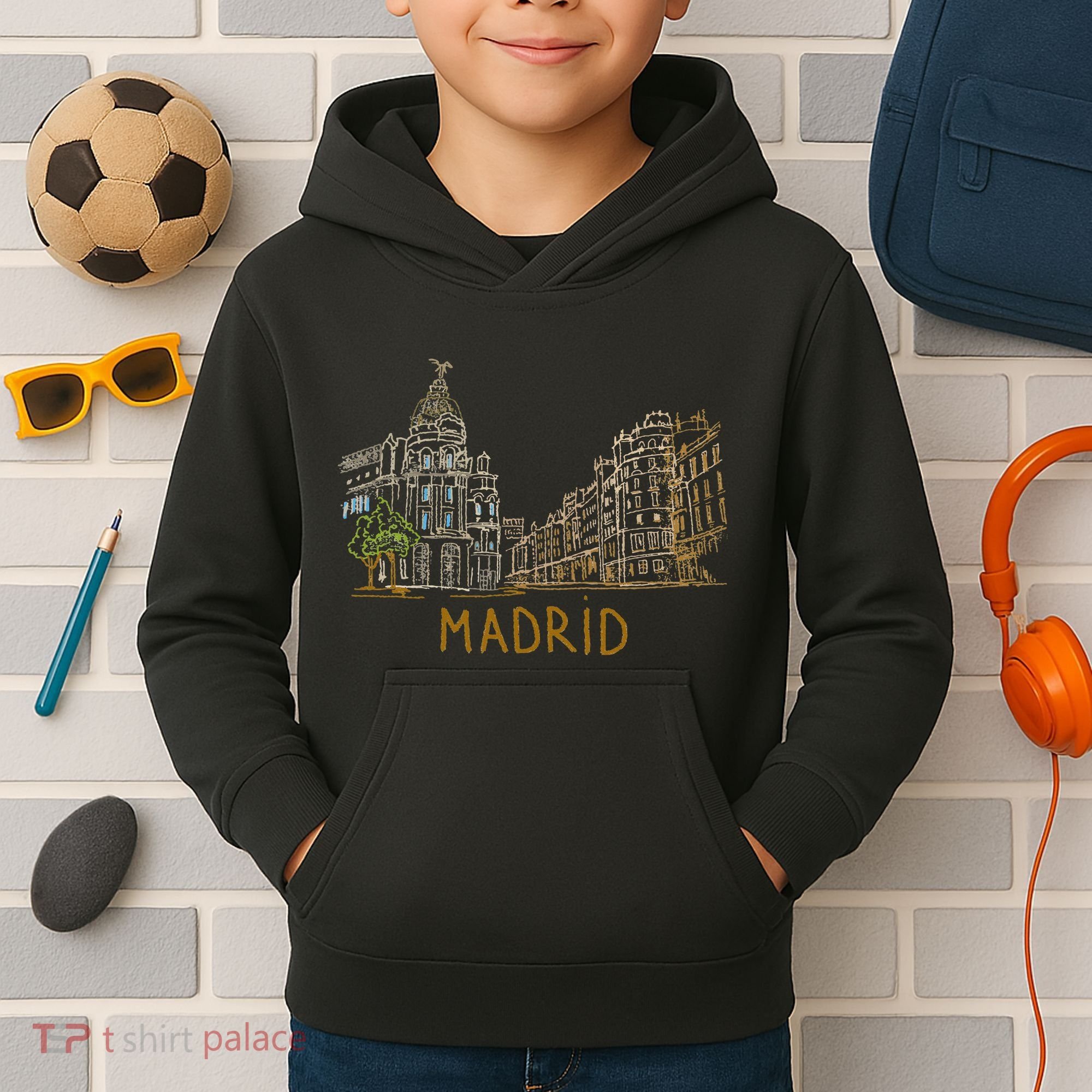 Madrid City Kids Hoodie
