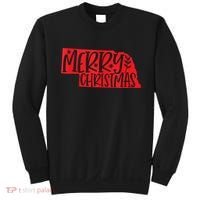 Merry Christmas Nebraska Tank Top Sweatshirt thumb 0