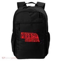 Merry Christmas Nebraska Tank Top Backpack thumb 0