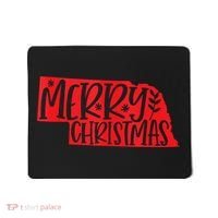 Merry Christmas Nebraska Tank Top Mousepad thumb 0