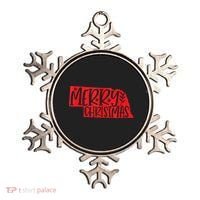 Merry Christmas Nebraska Tank Top Ornament thumb 0