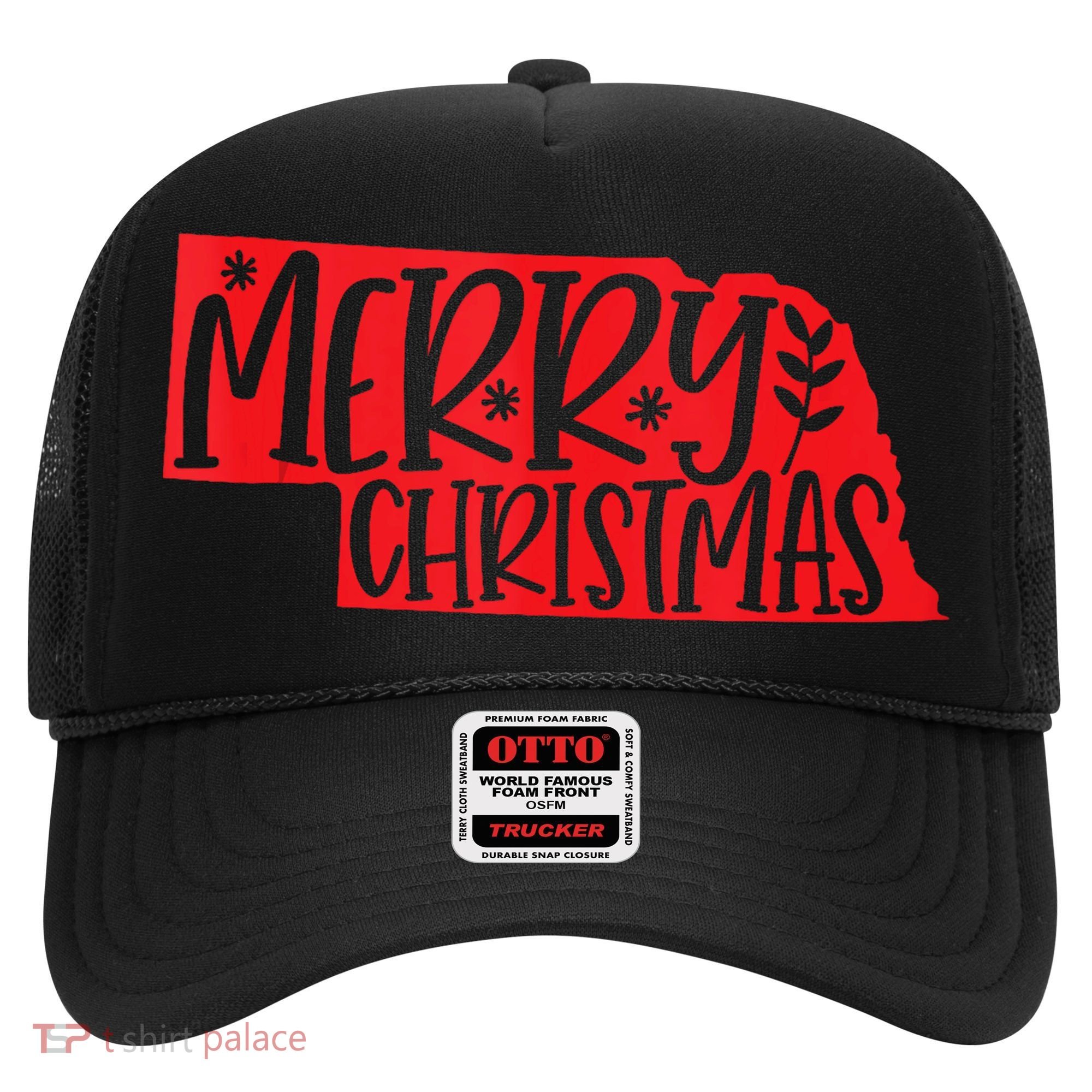 Merry Christmas Nebraska Tank Top Hat