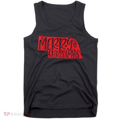 Merry Christmas Nebraska Tank Top Tank Top