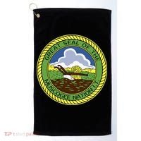Muscogee Creek Nation Muskogee Mvskoke Golf Towel thumb 0