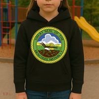 Muscogee Creek Nation Muskogee Mvskoke Kids Hoodie thumb 3