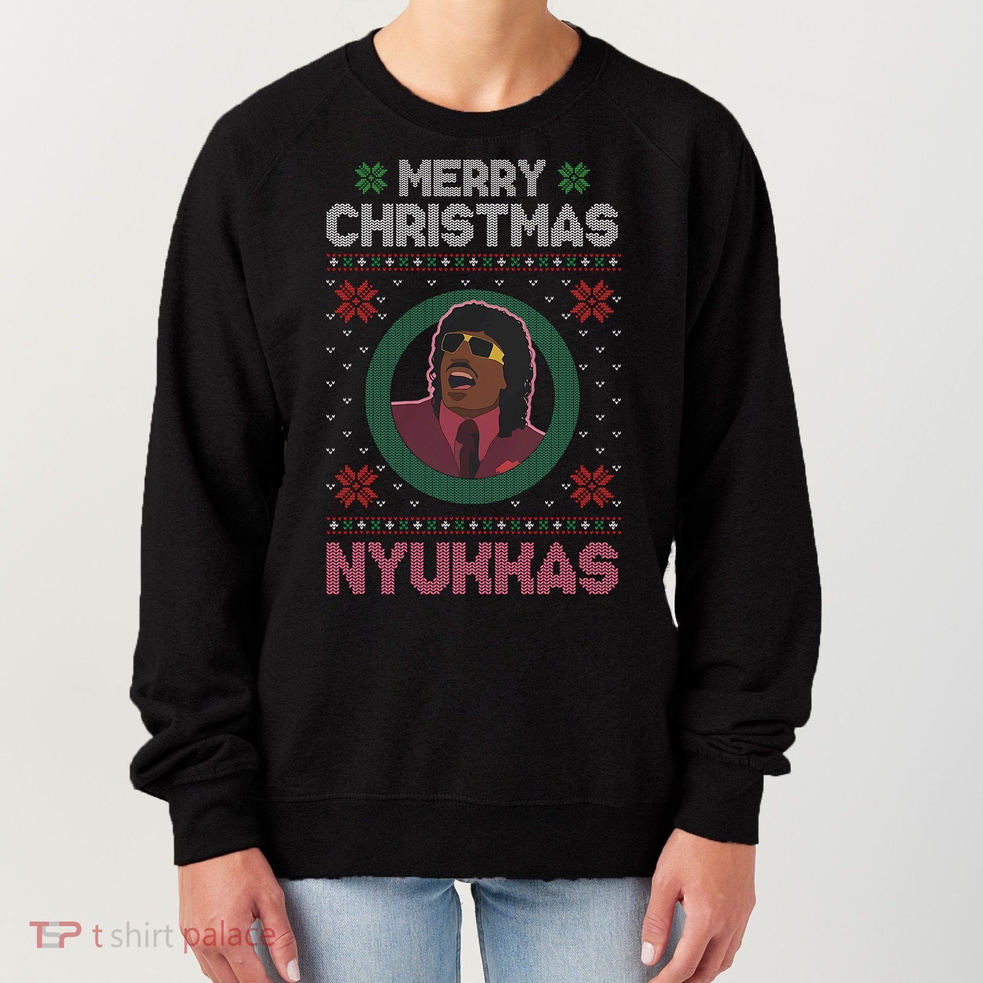 Merry Christmas Nyukkas Funny Christmas Apparel Women's Sweatshirt