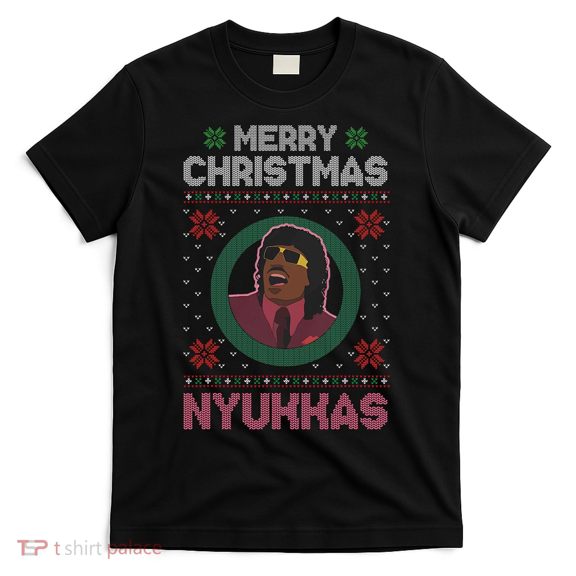 Merry Christmas Nyukkas Funny Christmas Apparel T-Shirt