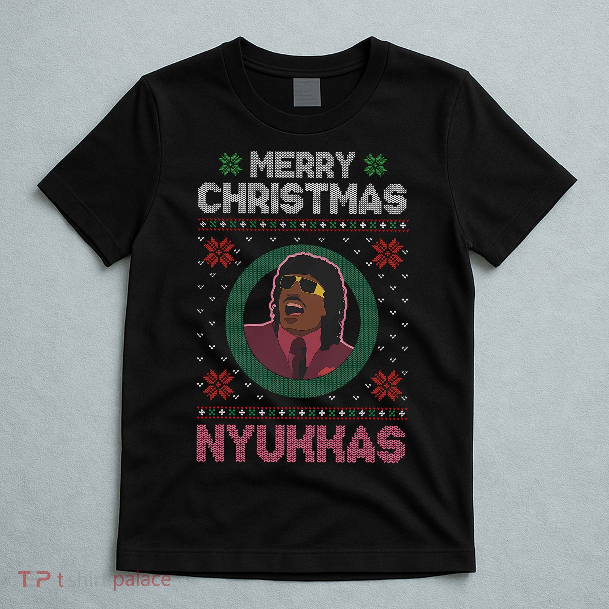 Merry Christmas Nyukkas Funny Christmas Apparel T-Shirt