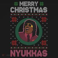 Merry Christmas Nyukkas Funny Christmas Apparel Polo thumb 3