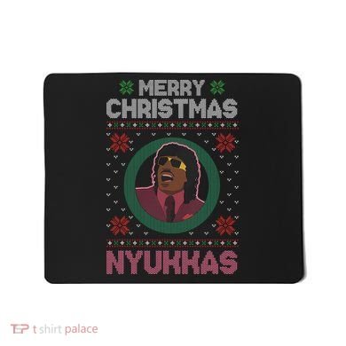 Merry Christmas Nyukkas Funny Christmas Apparel Mousepad