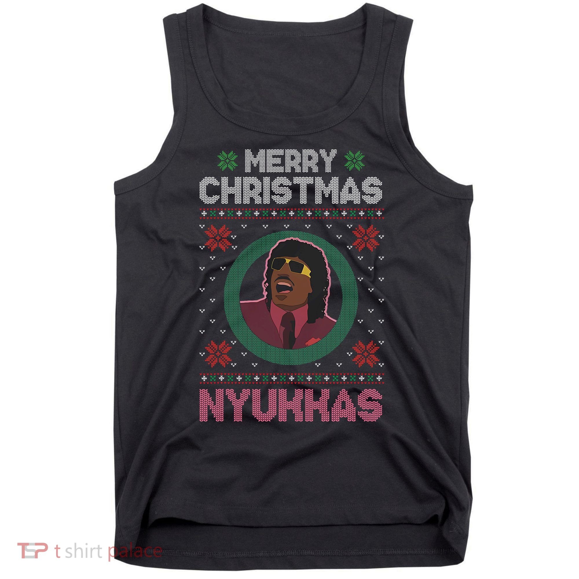 Merry Christmas Nyukkas Funny Christmas Apparel Tank Top