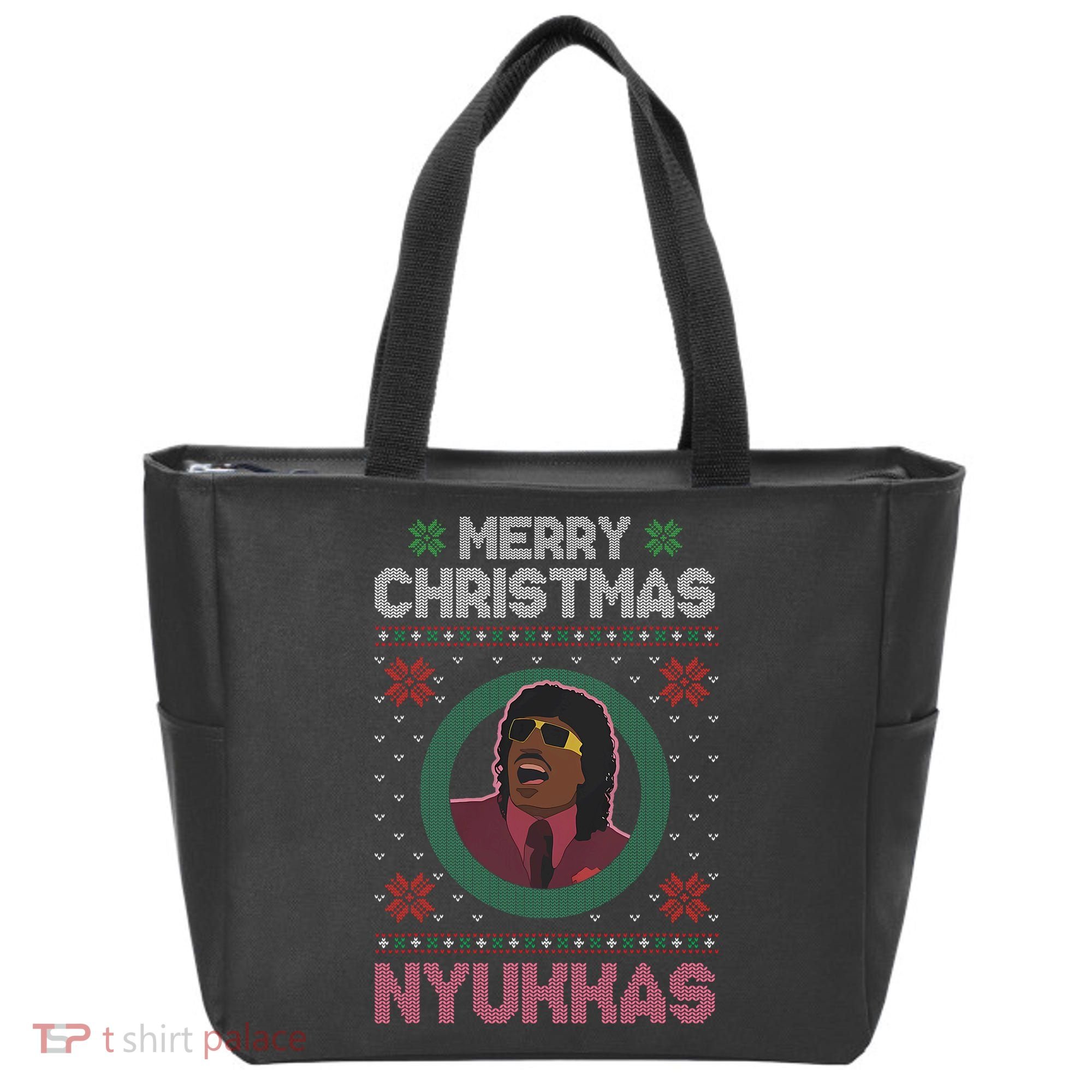 Merry Christmas Nyukkas Funny Christmas Apparel Tote Bag