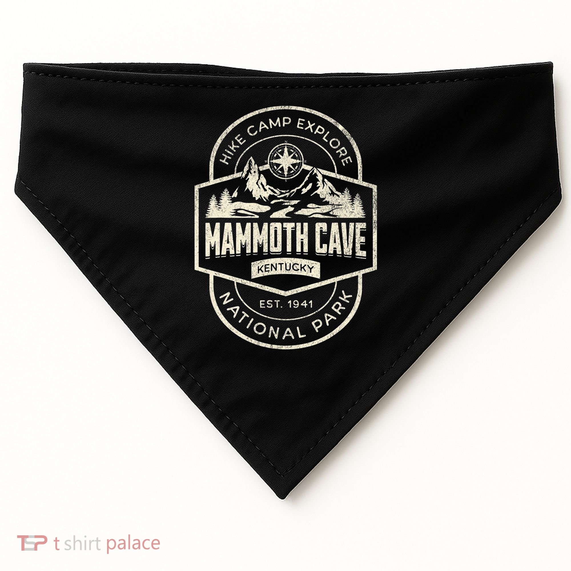 Mammoth Cave National Park USA-Made Doggie Bandana
