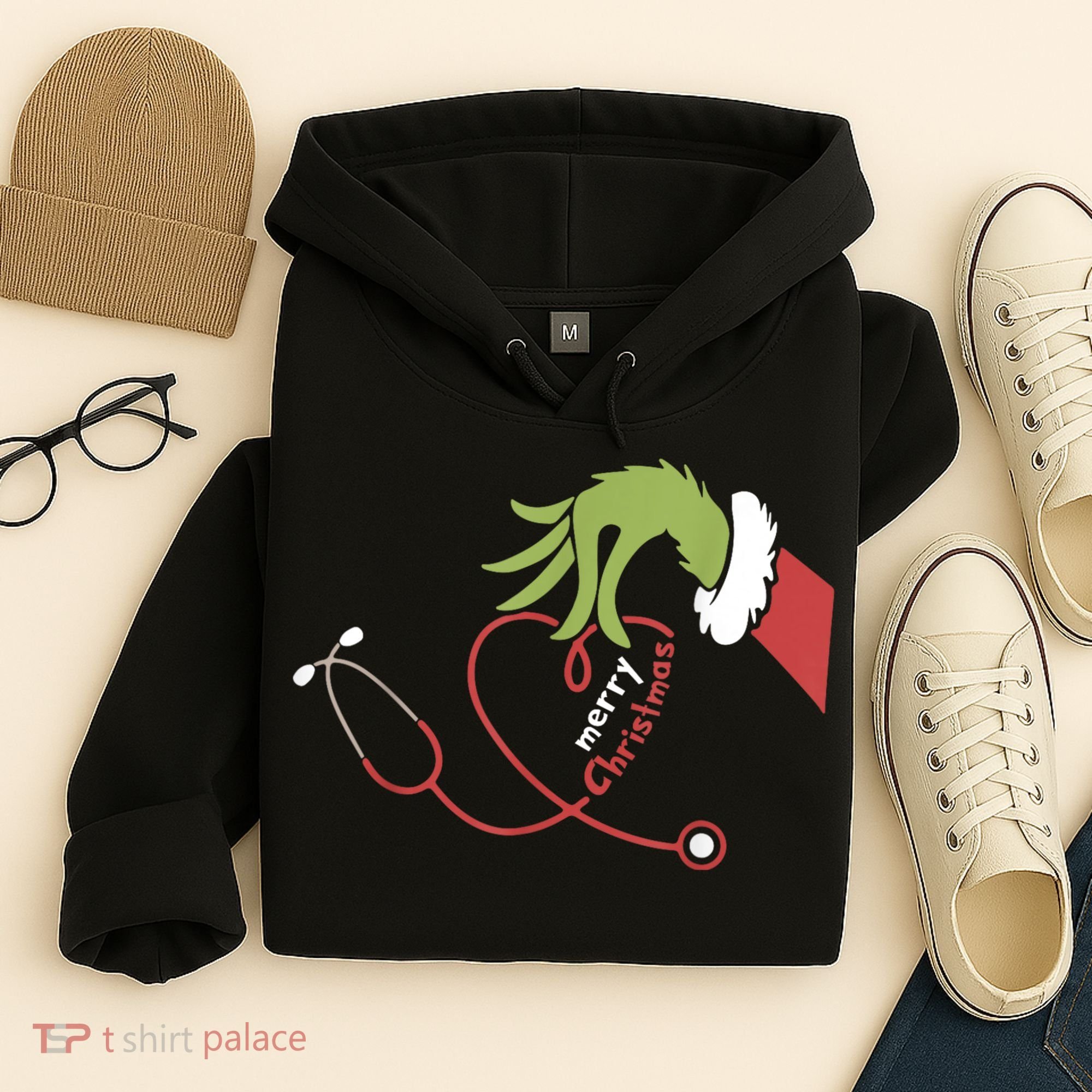Merry Christmas Nurse Funny Nursing Christmas Hoodie