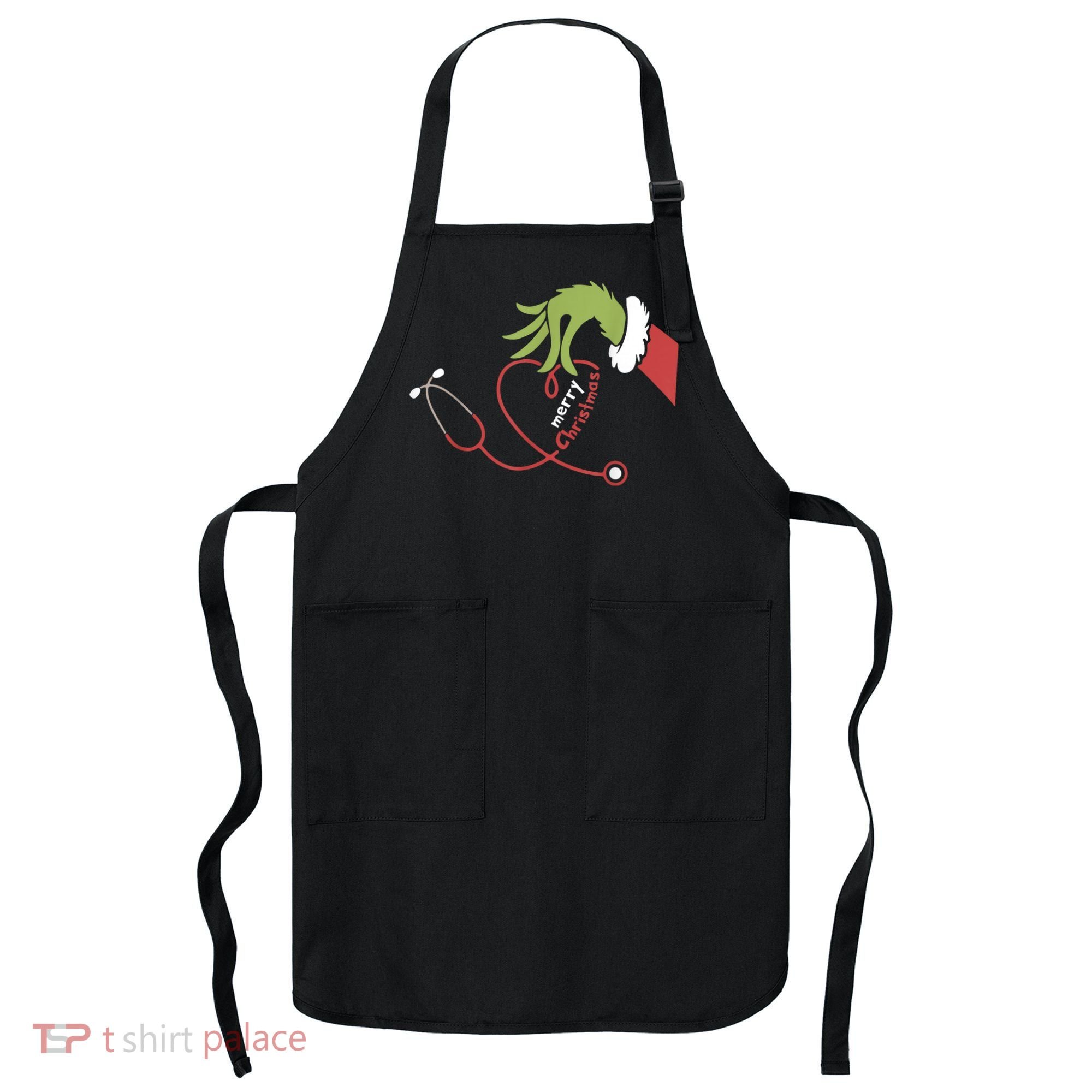 Merry Christmas Nurse Funny Nursing Christmas Apron