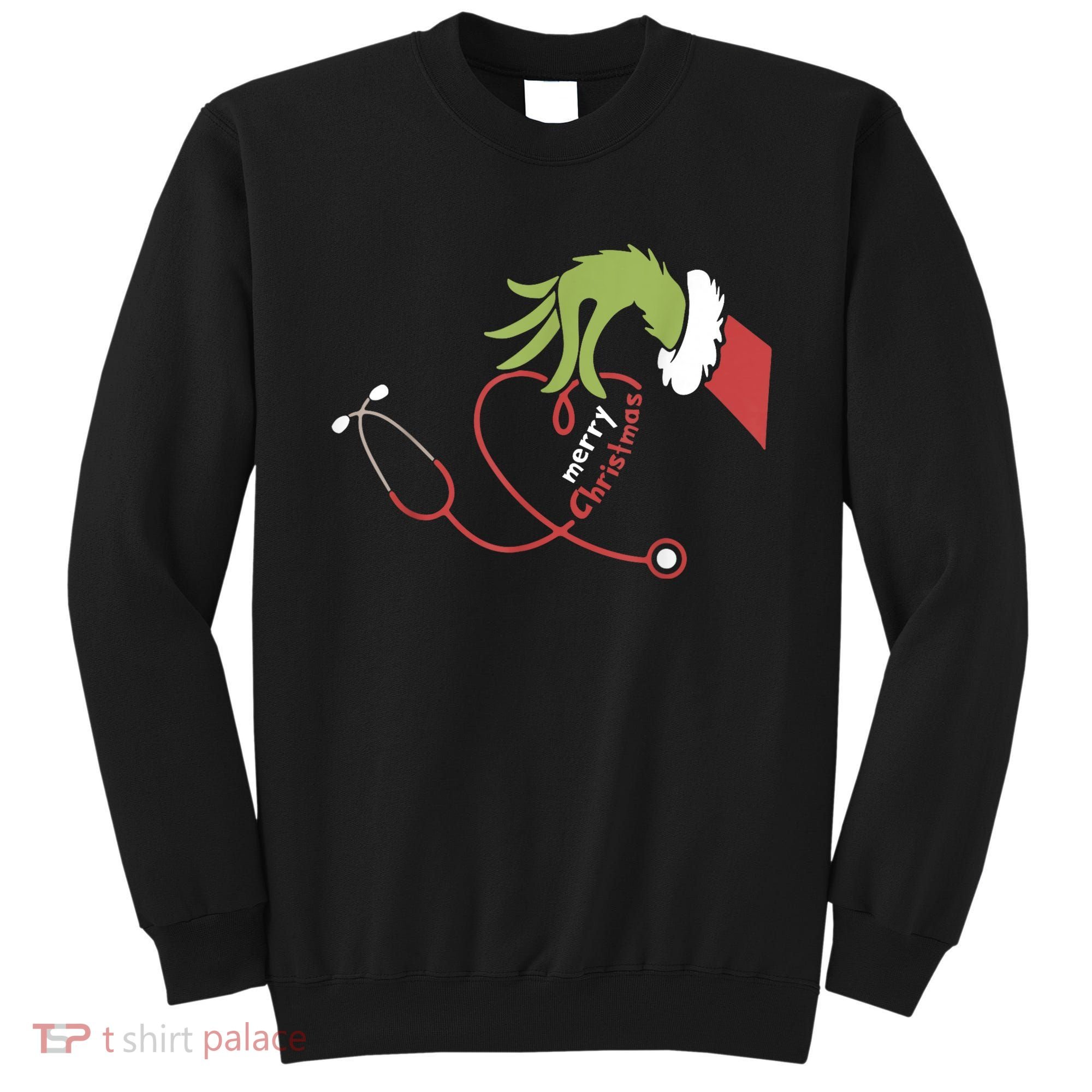 Merry Christmas Nurse Funny Nursing Christmas Sweatshirt