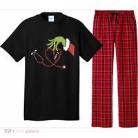 Merry Christmas Nurse Funny Nursing Christmas Pajama Set thumb 0