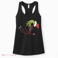 Merry Christmas Nurse Funny Nursing Christmas Women's Tank Top thumb 0