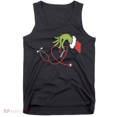 Merry Christmas Nurse Funny Nursing Christmas Tank Top