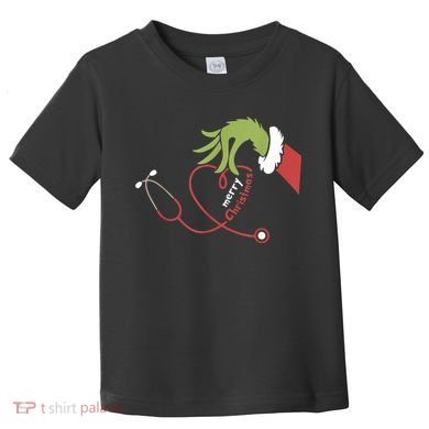 Merry Christmas Nurse Funny Nursing Christmas Toddler T-Shirt