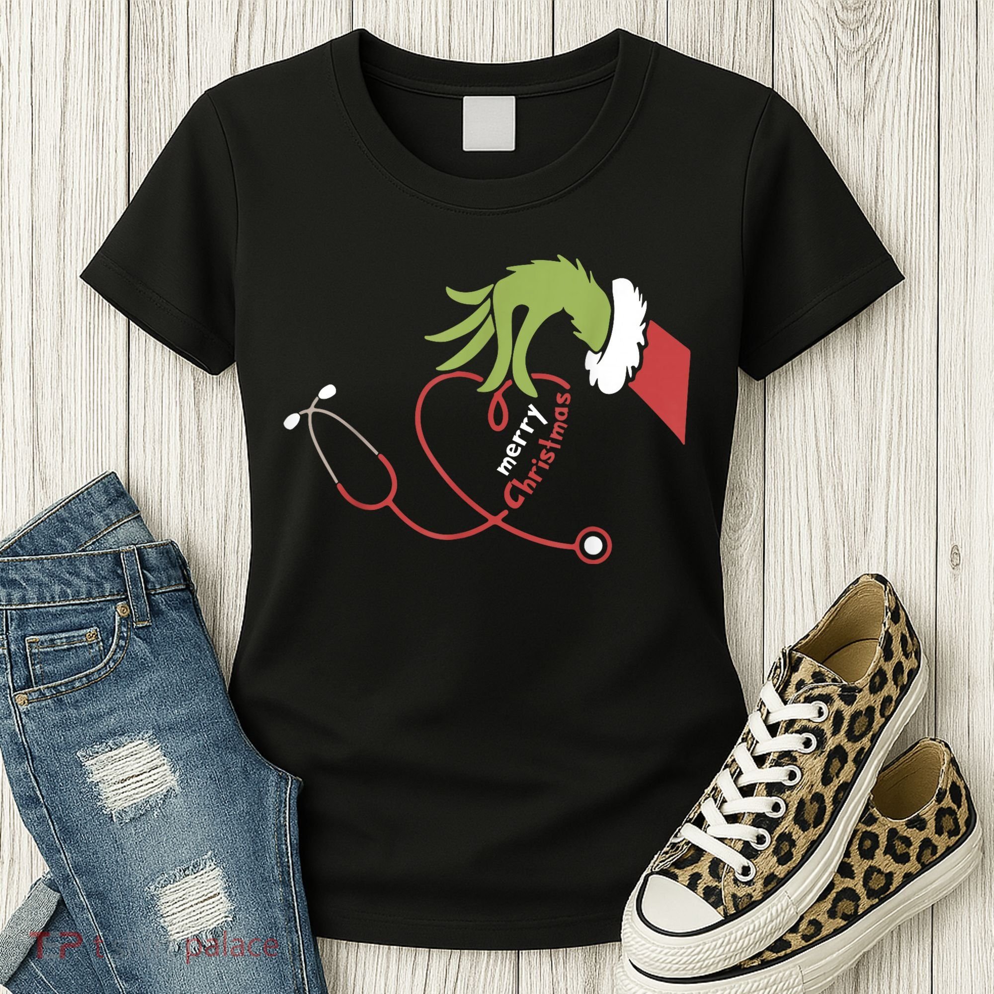 Merry Christmas Nurse Funny Nursing Christmas Women's T-Shirt
