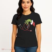 Merry Christmas Nurse Funny Nursing Christmas Women's T-Shirt thumb 4
