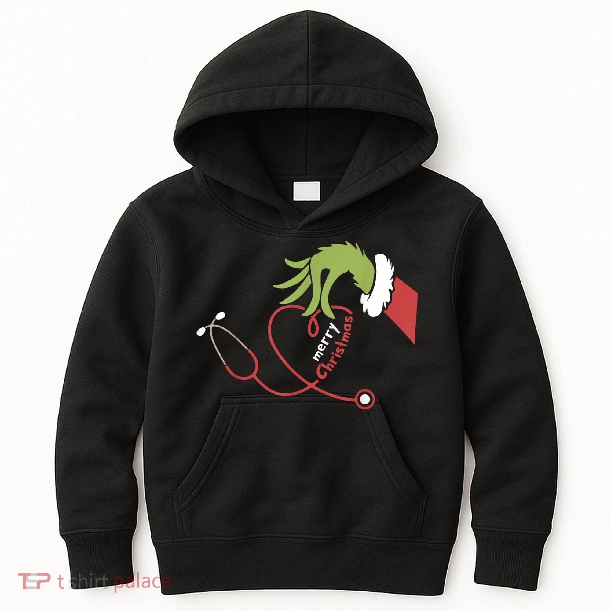 Merry Christmas Nurse Funny Nursing Christmas Kids Hoodie