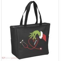 Merry Christmas Nurse Funny Nursing Christmas Tote Bag thumb 2