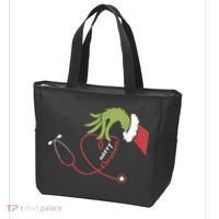 Merry Christmas Nurse Funny Nursing Christmas Tote Bag thumb 3