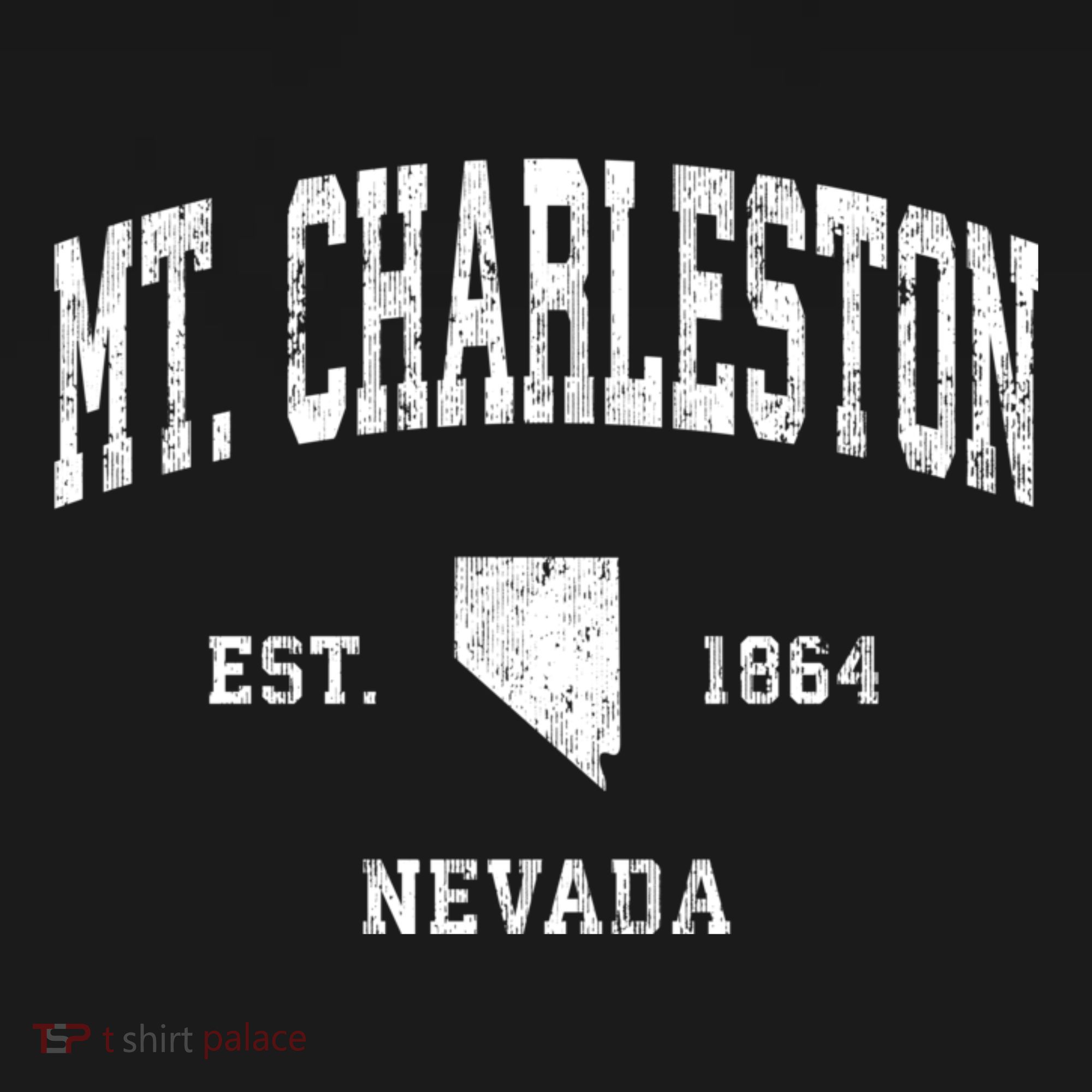 Mt. Charleston Nevada Nv Vintage Athletic T-Shirt